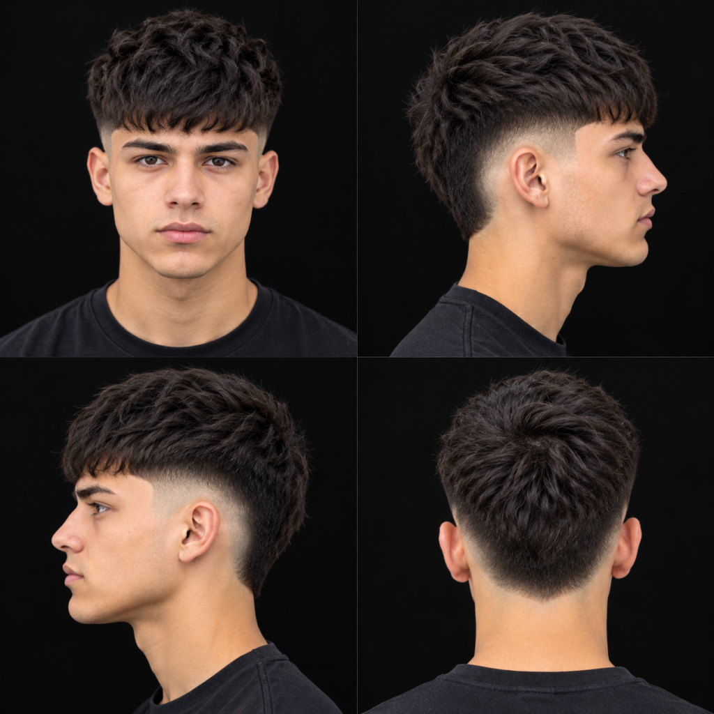 Burst Fade French Crop