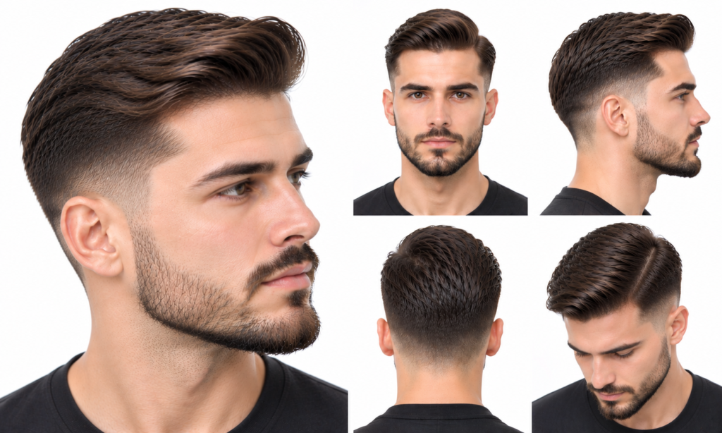 Comb Over Fade No Line: Clean & Stylish Men’s Haircut