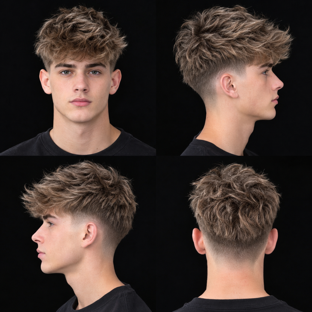Fluffy White Boy Haircuts