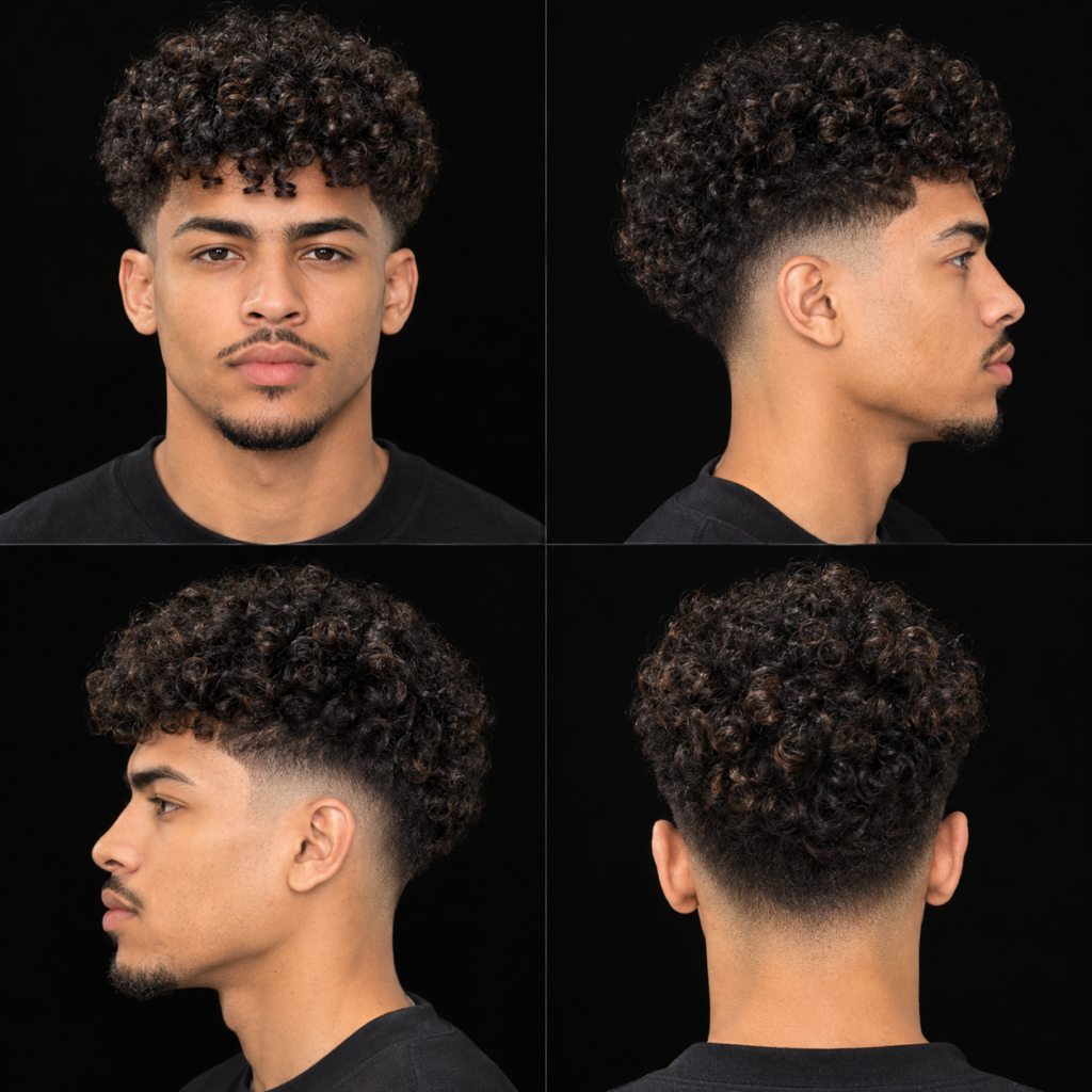 Good Haircuts for 3A Hair Men