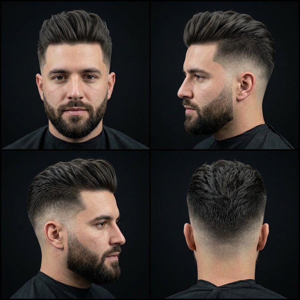 Quiff with Beard
