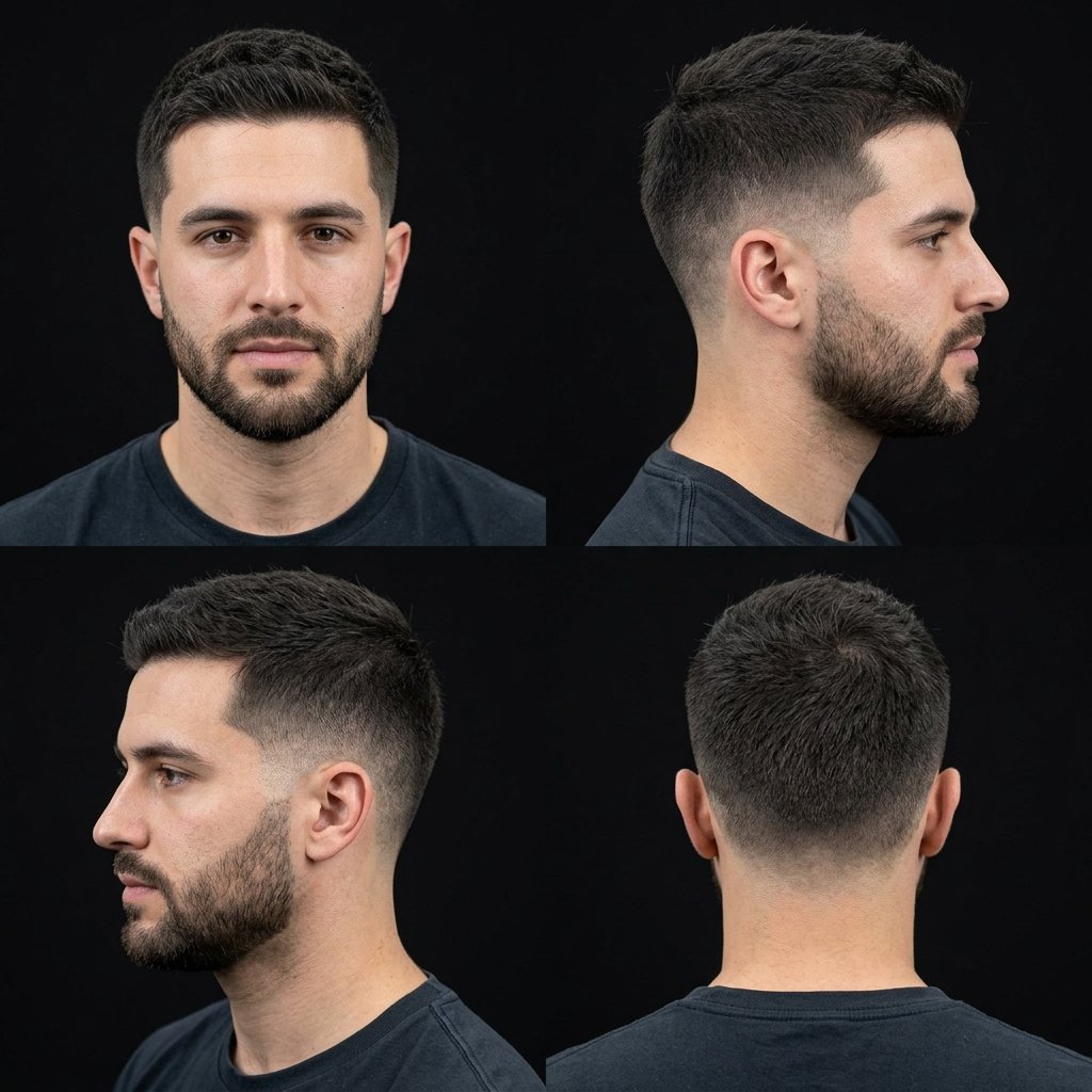 Low Taper Crew Cut