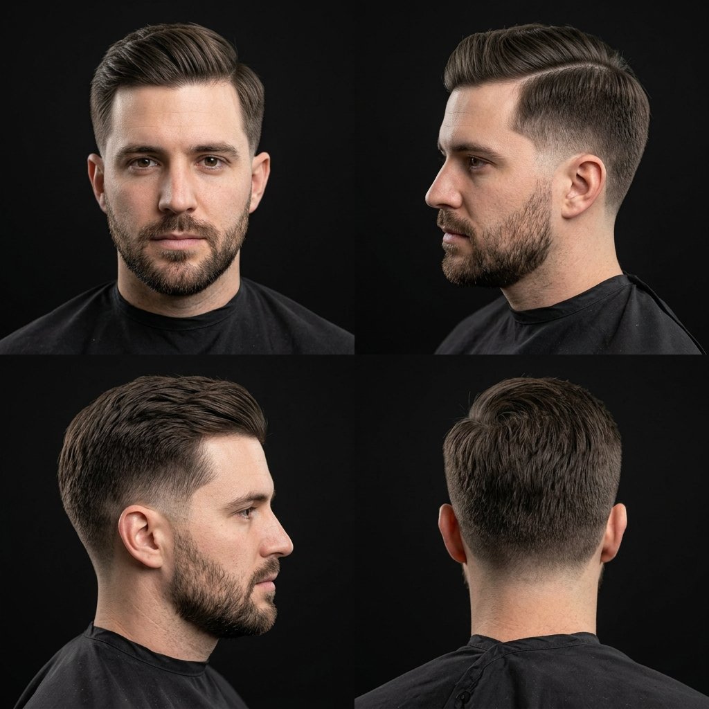 Long Taper Comb Over