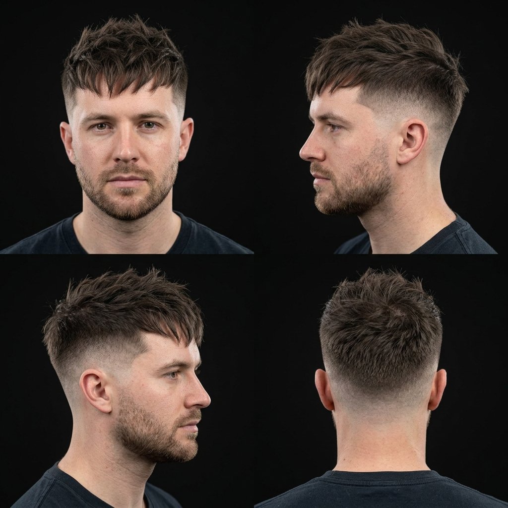 Spiky Textured Fringe