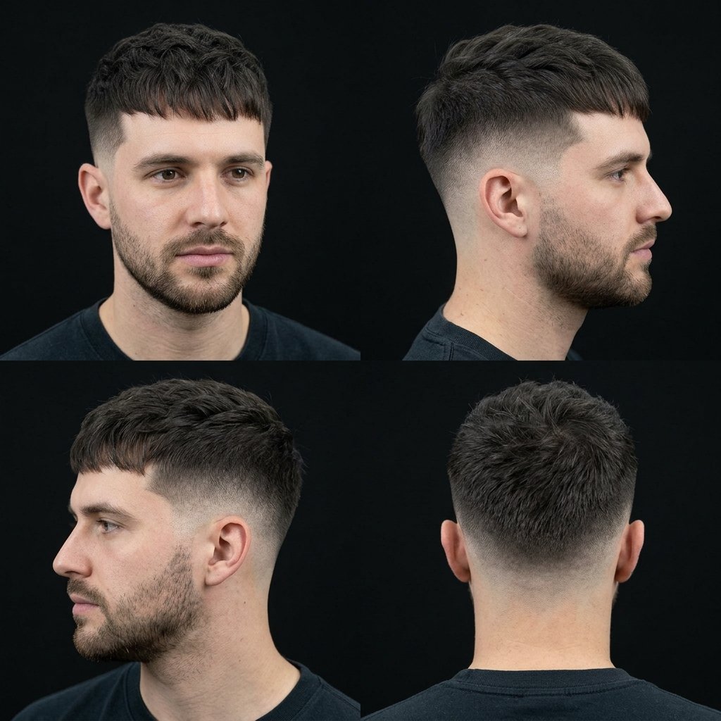 Mid Taper Fade French Crop