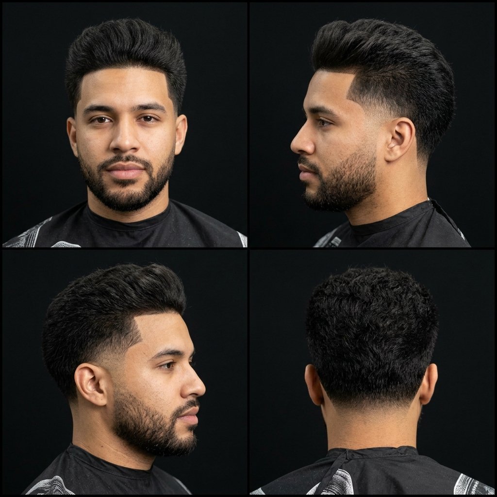 Mid Taper Fade Blowout