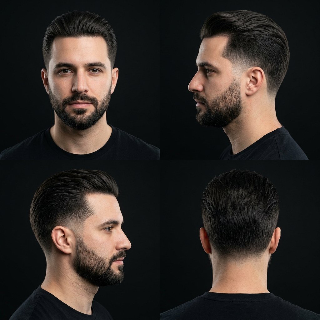 Low classic taper haircut styles