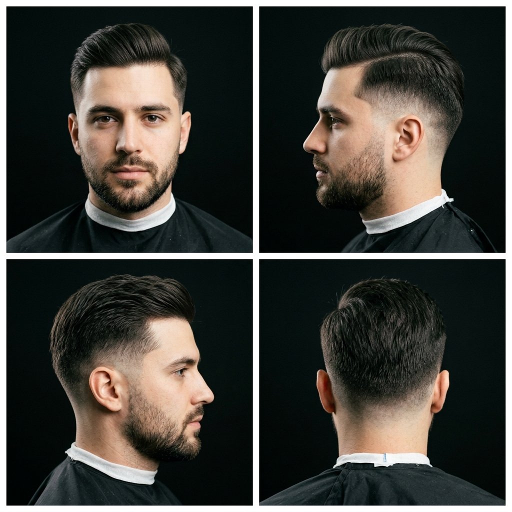 High classic taper haircut styles