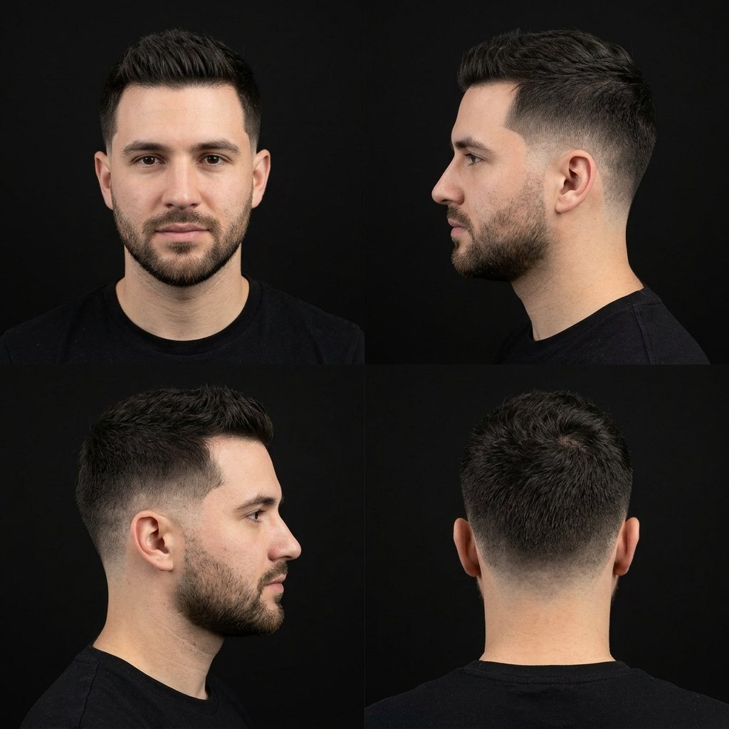 Mid Taper for Oval Face