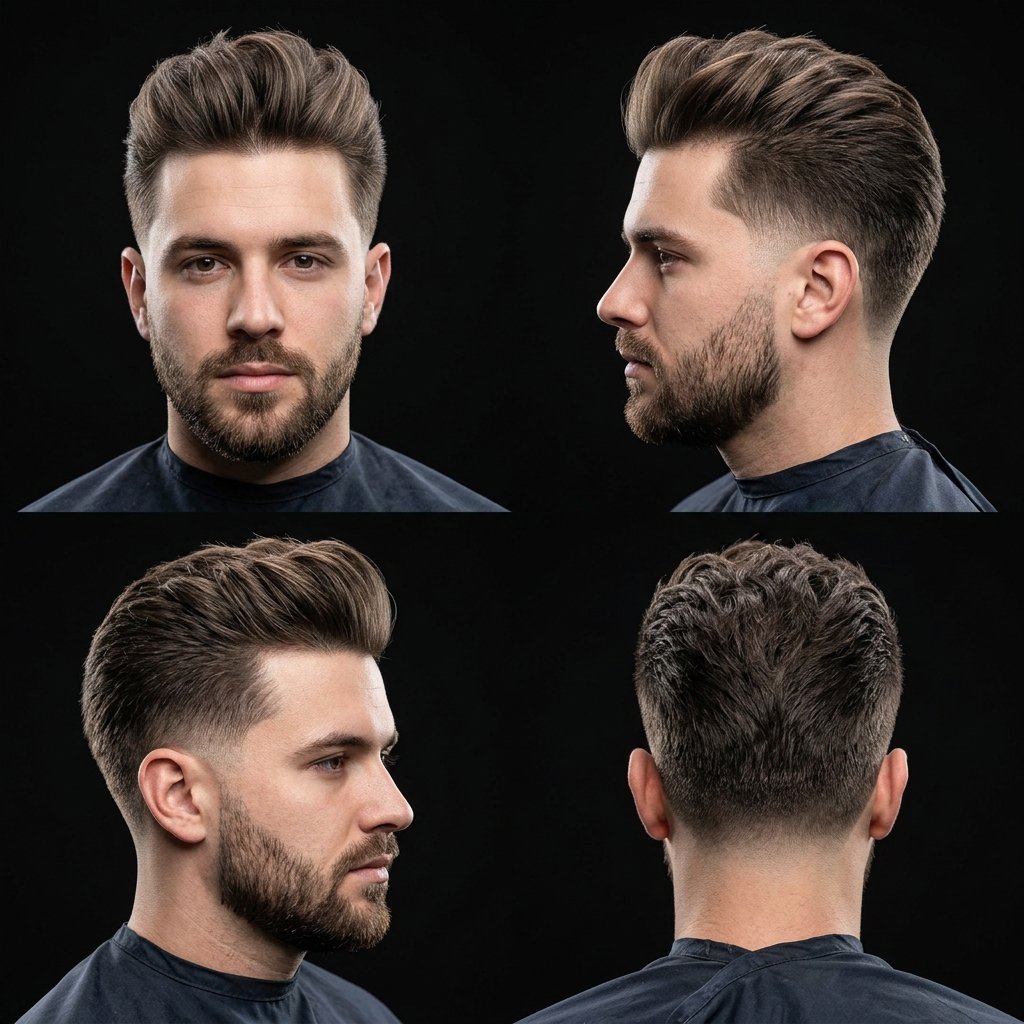 Low Taper Fade with Quiff