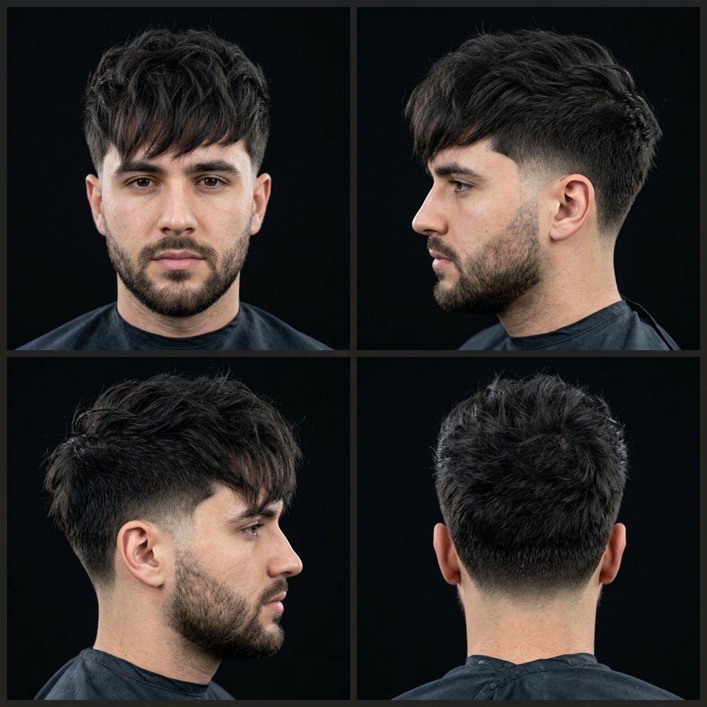 Mid-Blowout Taper Textured Fringe