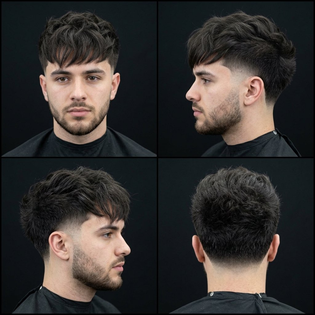 High-Blowout Taper Textured Fringe