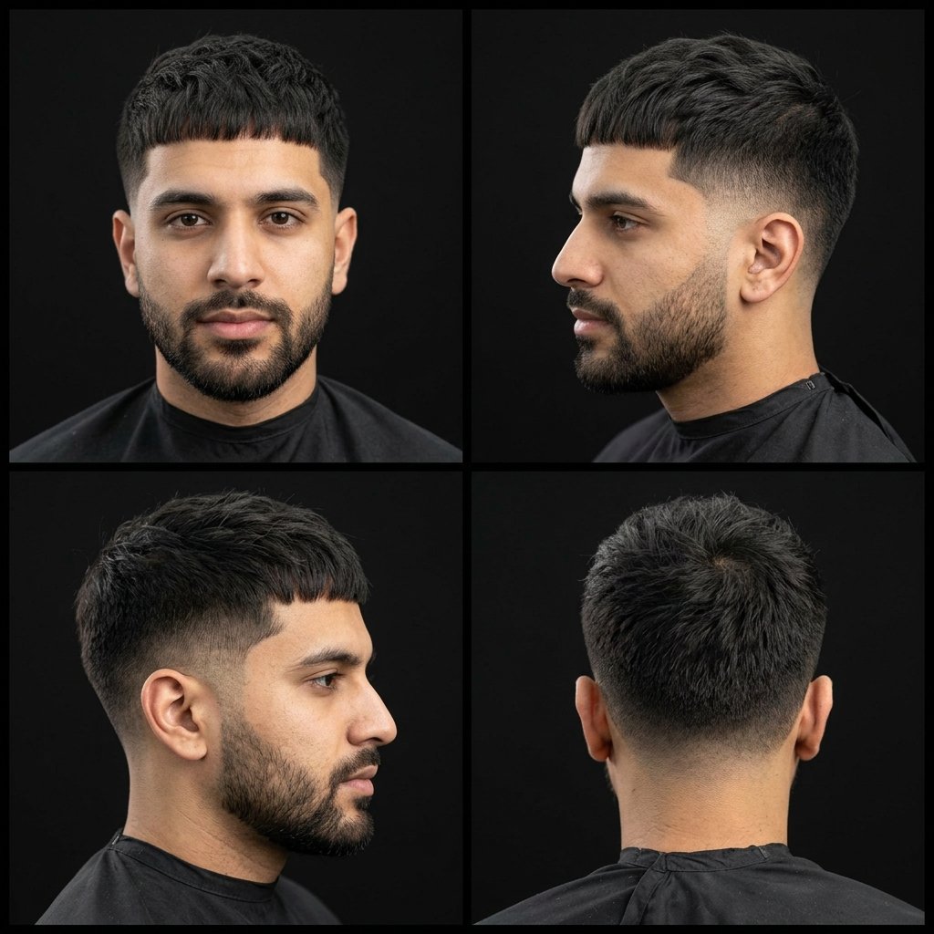 French Crop with Low Taper Fade