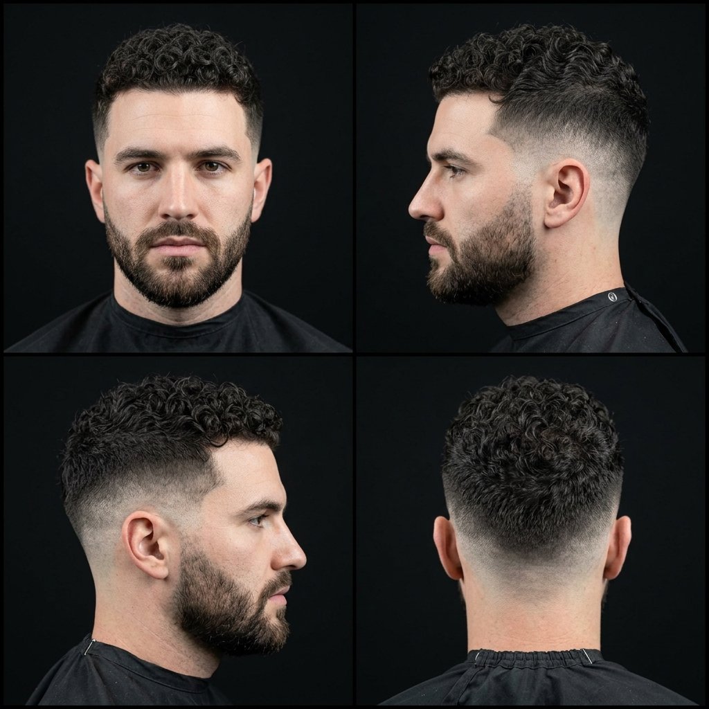10 Guard Buzz Cut Curly Hair