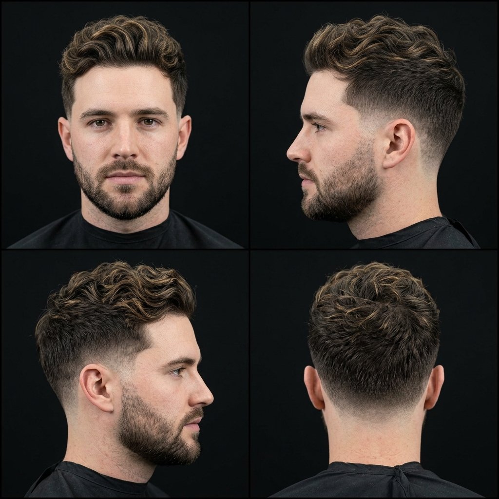 Highlighted Wavy Low Taper