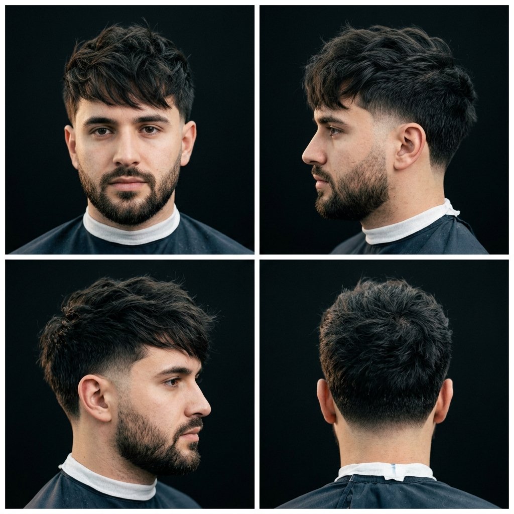 Low-Blowout Taper-Textured Fringe