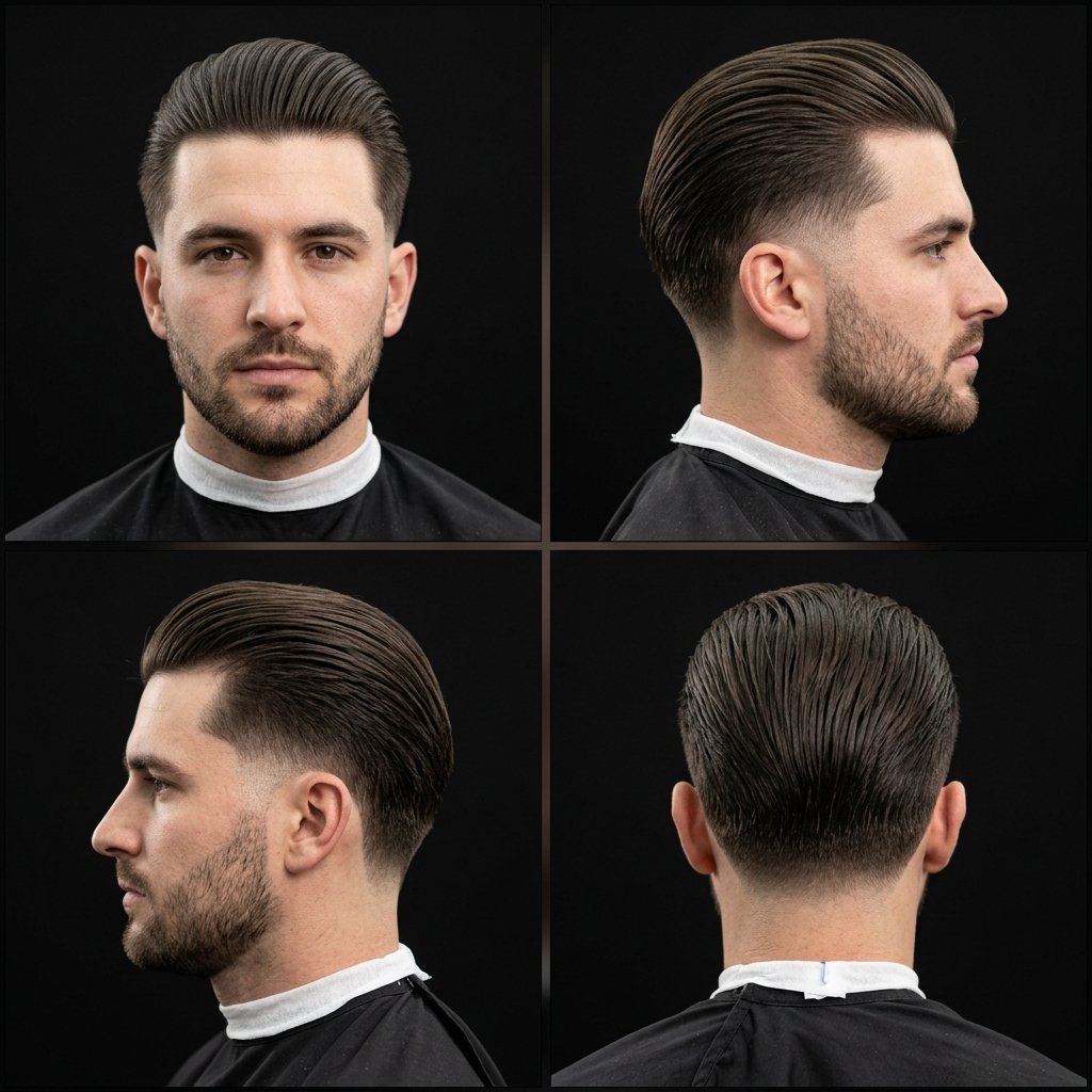 Mid Taper Slick Back