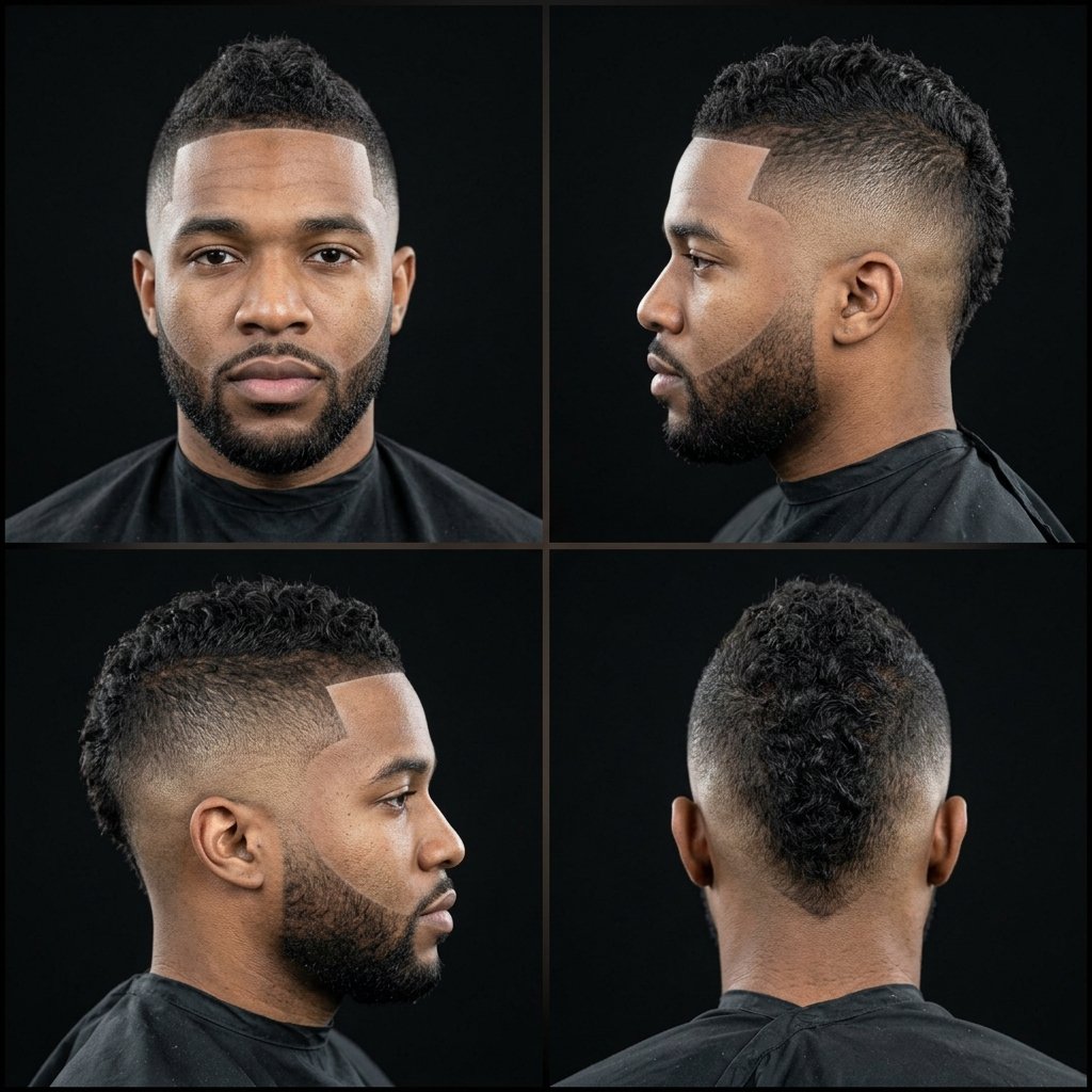 Mini Mohawk Wavy Fade