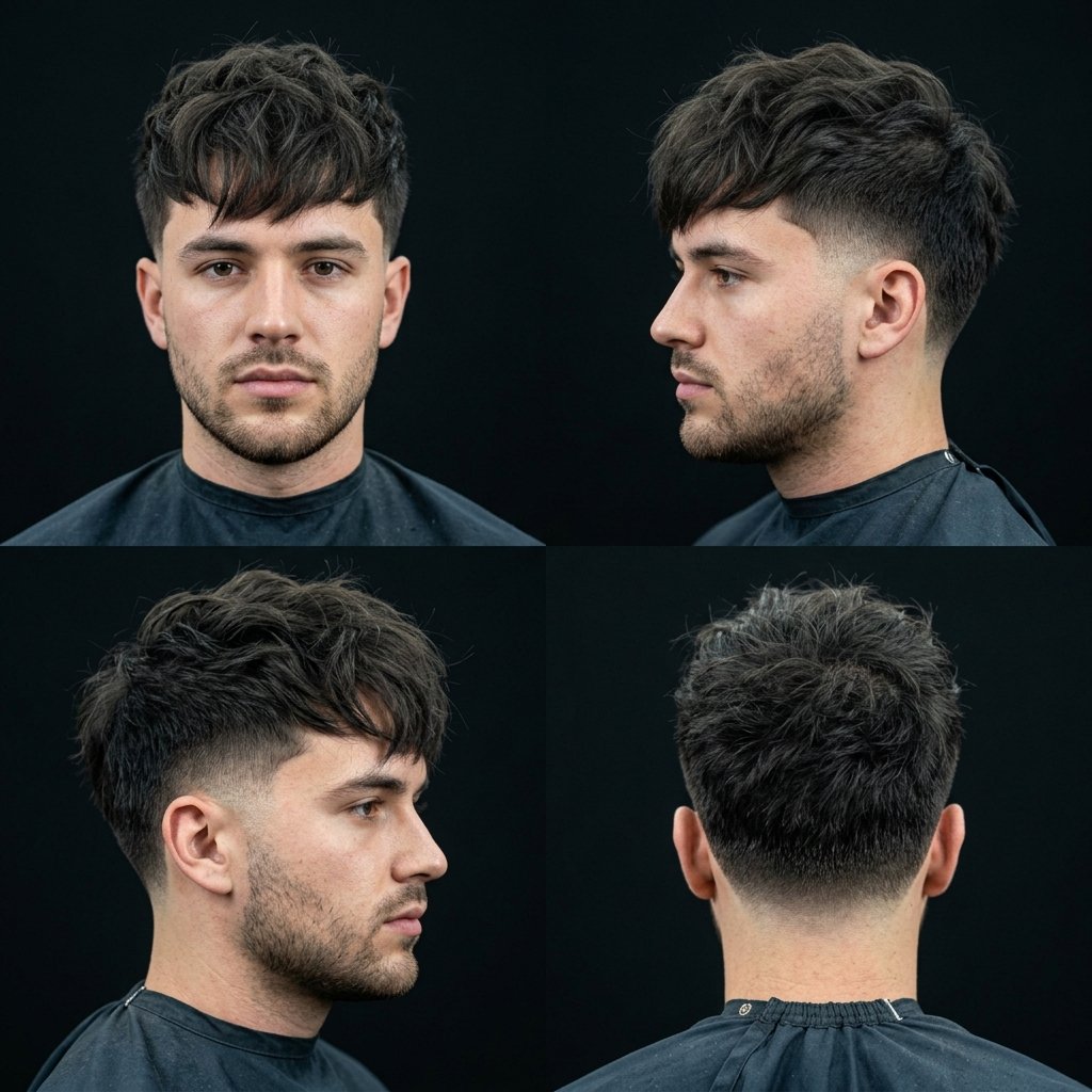 Textured Fringe Blowout Taper: The Viral TikTok Version