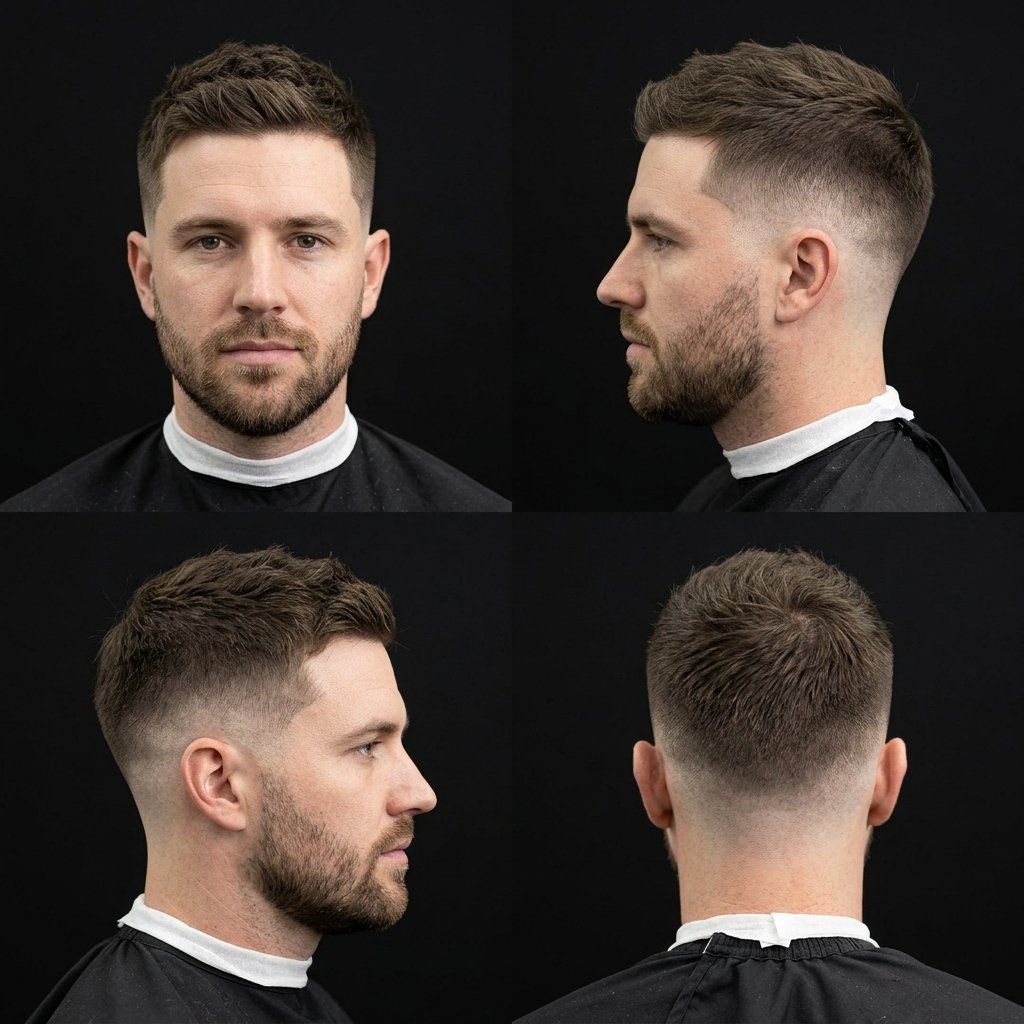 Drop Fade Crew Cut