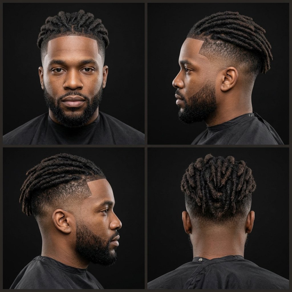 Mid Taper Fade with Dreads