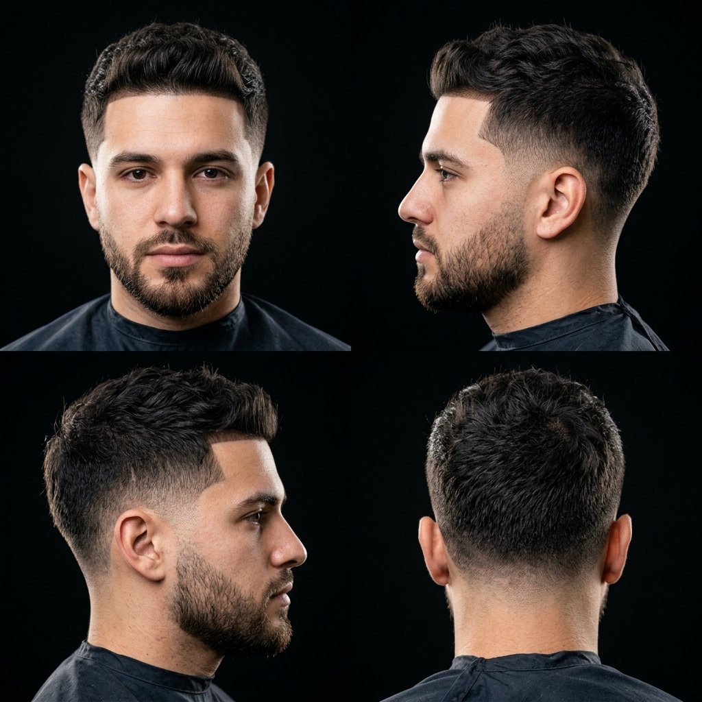 Mid Taper for Heart-Shaped Face