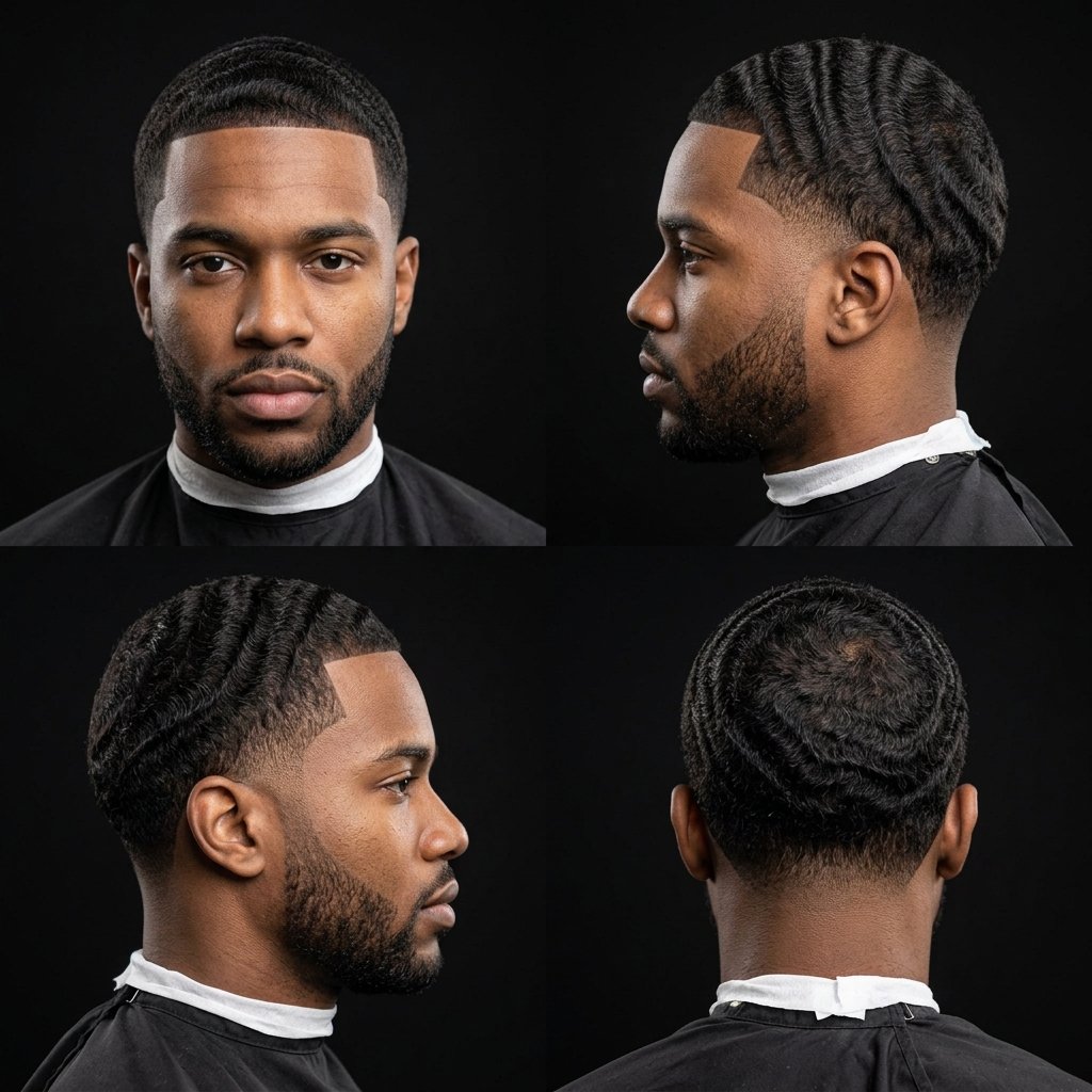 Brushed-Back Waves Low Taper