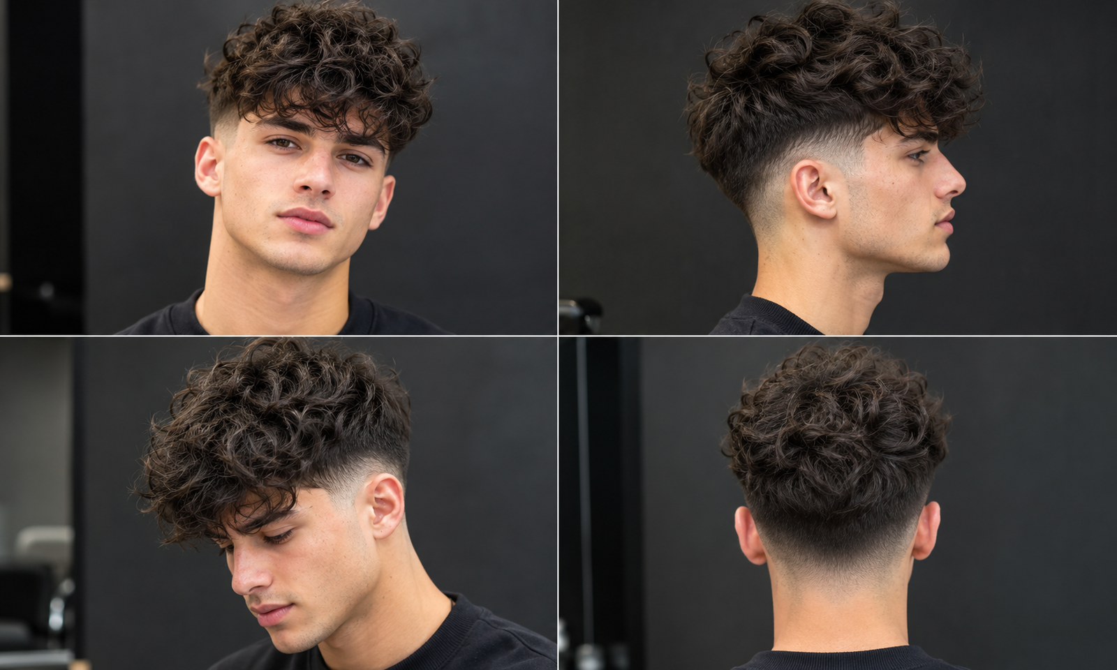 Messy Curly Hair Low Fade: Trendy Men’s Style 2026