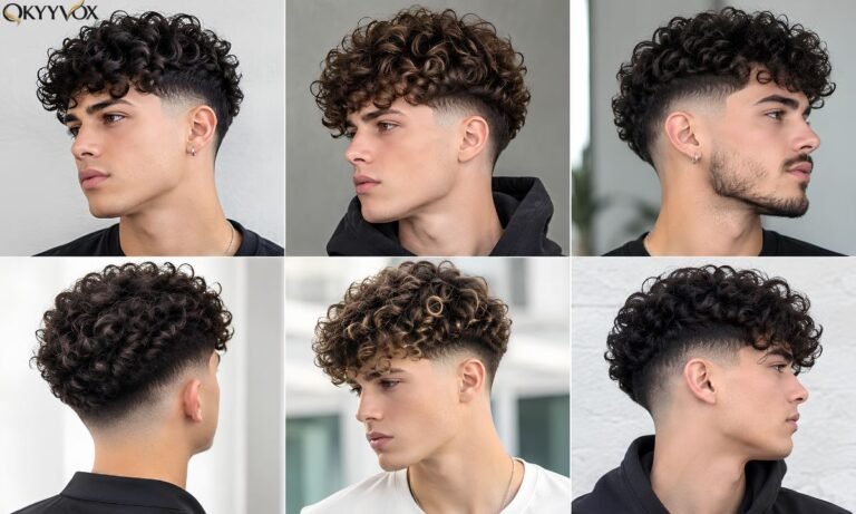 Perm with Fade: Trendy Curly Hairstyles for Men