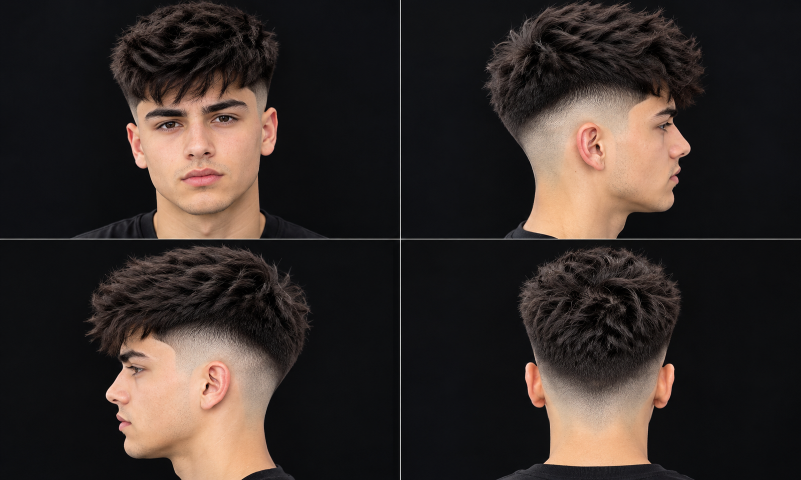 High Taper Fade Haircut
