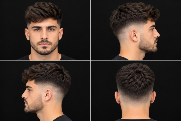 Low Mid Fade Haircut
