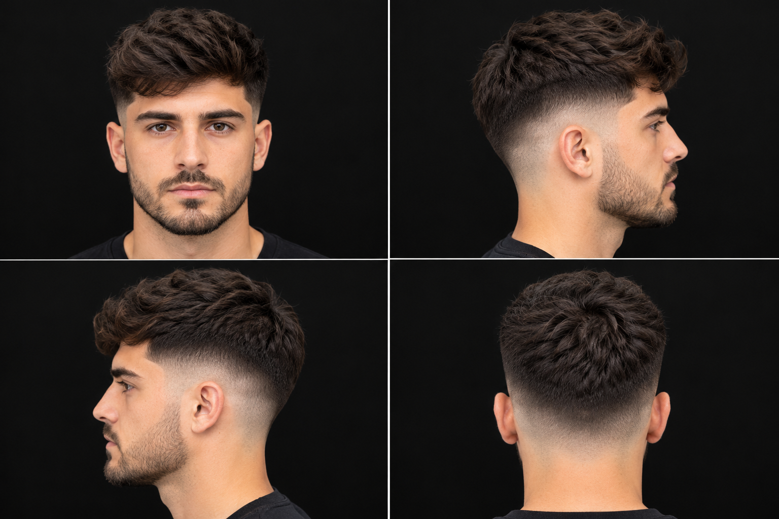 Low Mid Fade Haircut