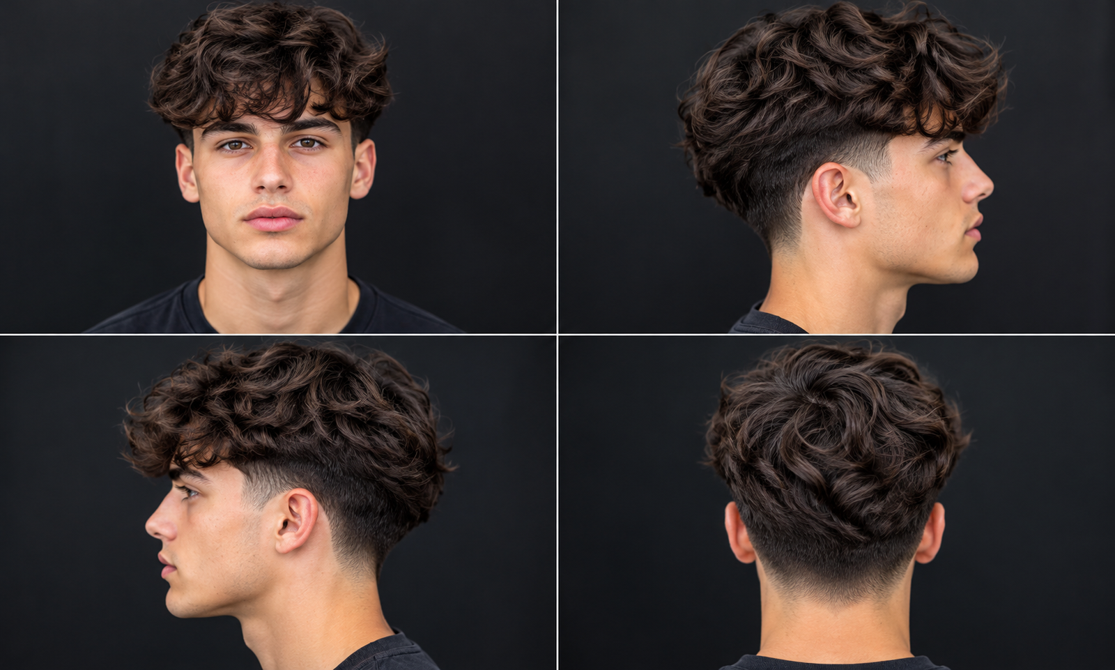 Low Taper Wavy Hair