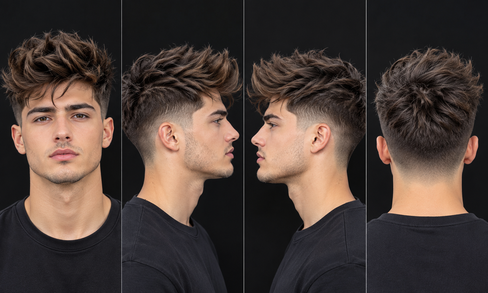 Messy Textured Quiff