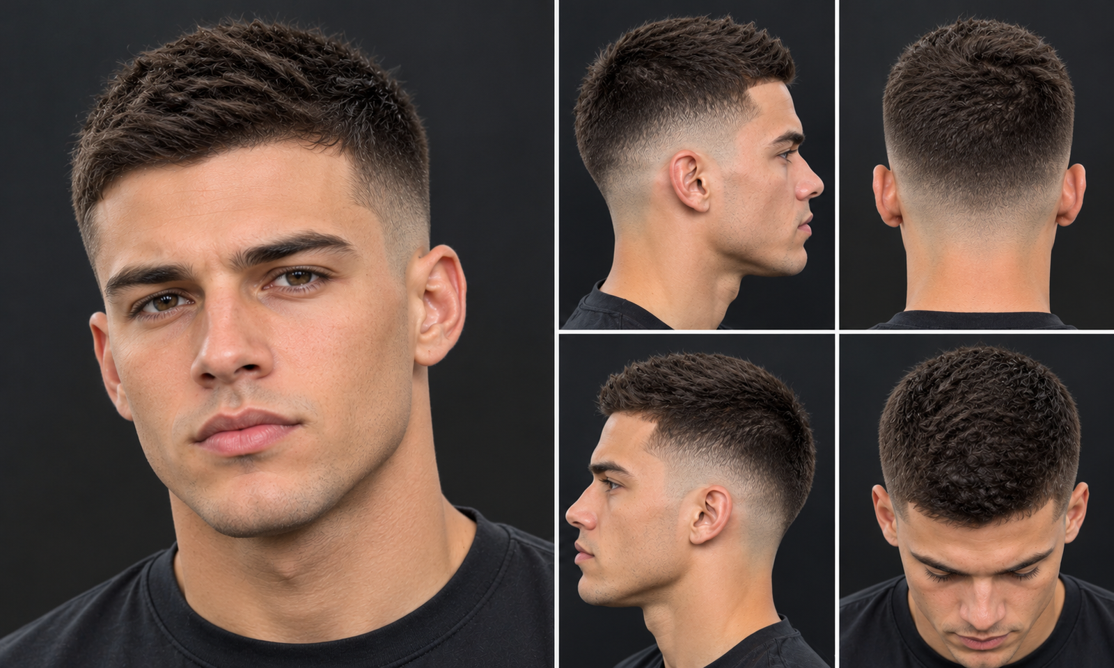 Modern Crew Cut Haircut